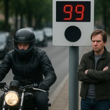 Lärmmessung auf der Straße